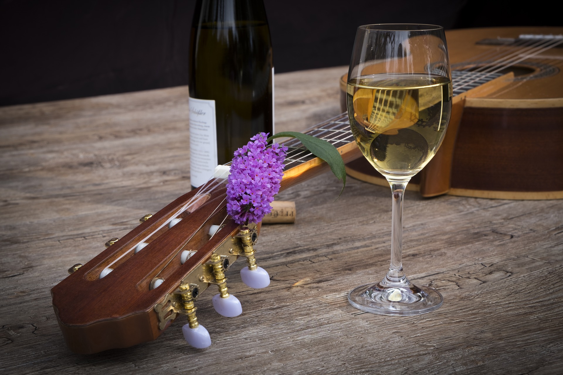 Wein und Musik werden zum synästhetischen Genuss © Pixabay