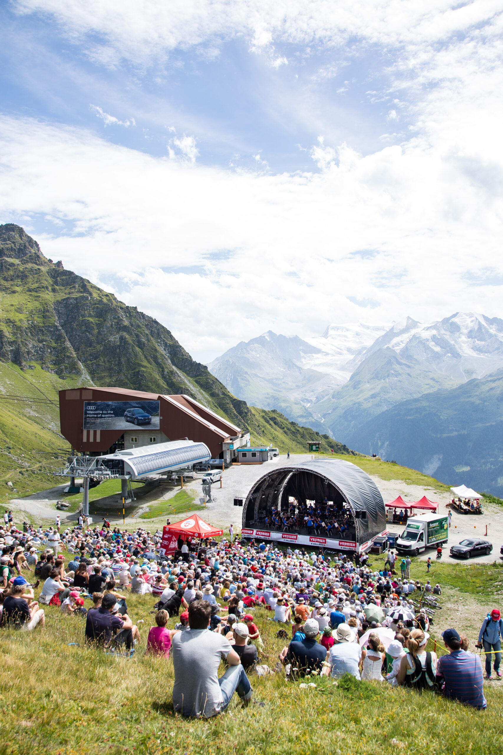 In drei Jahrzehnten hat sich das Verbier Festival in den Schweizer Alpen zu einer Top-Adresse für Klassikfans entwickelt © Aline Paley