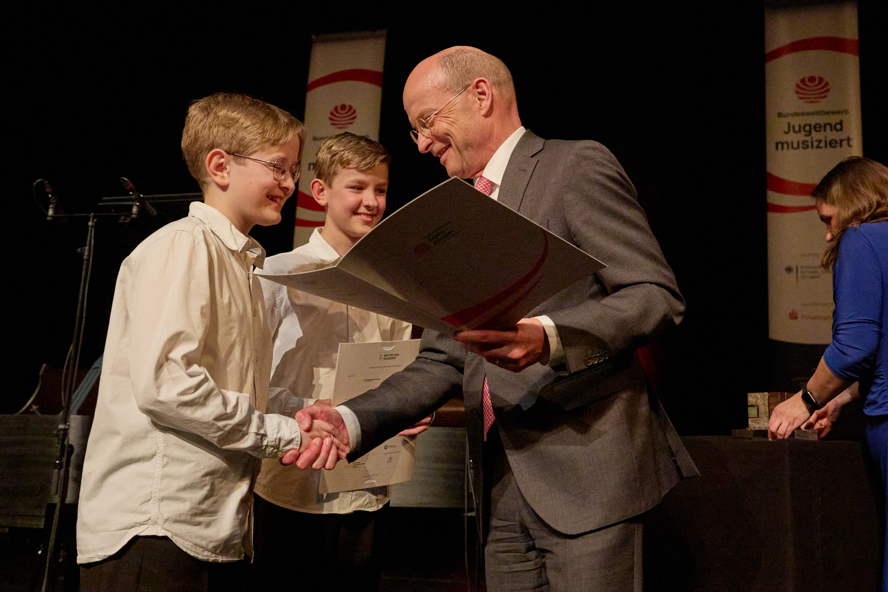 Ein Sonderpreis geht auch an das beste Familienensemble. Hier: Simeon und Ruvim Arestov © Oliver Borchert