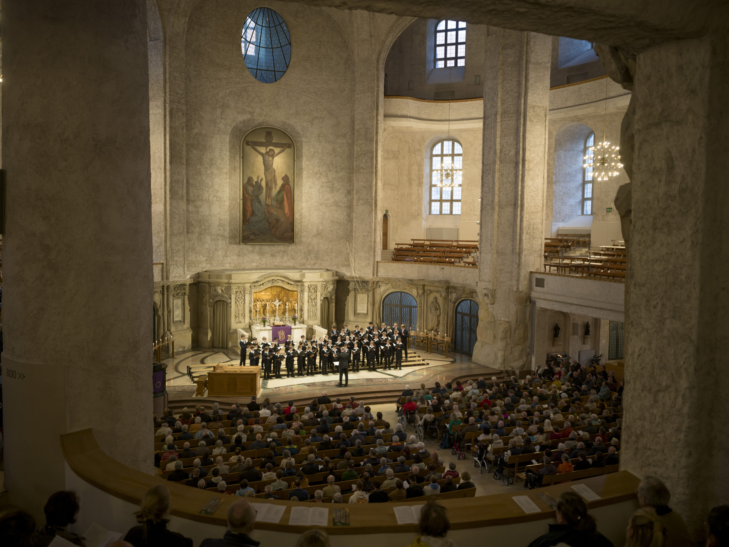 Seit 1371 singt der Dresdner Kreuzchor regelmäßig in der Kreuzkirche am Altmarkt © Martin Jehnichen